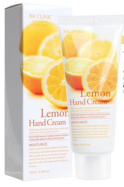 [3W Clinic] Dưỡng Da Tay - Lemon Hand Cream 100ml
