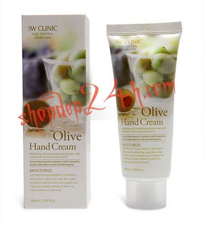 [3W Clinic ] Dưỡng Da Tay - Olive Hand Cream 100ml