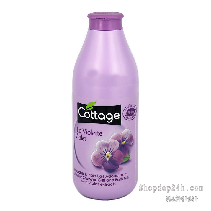 Sữa tắm nhập khẩu Cottage La Violette Violet 750ml