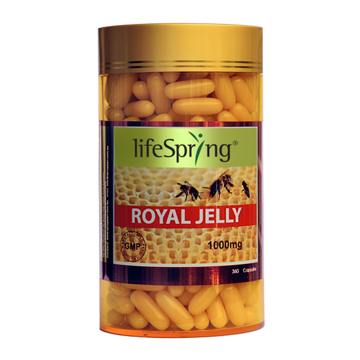 [LifeSpring] Sữa ong chúa LifeSpring Royal Jelly 1000mg - 360 viên